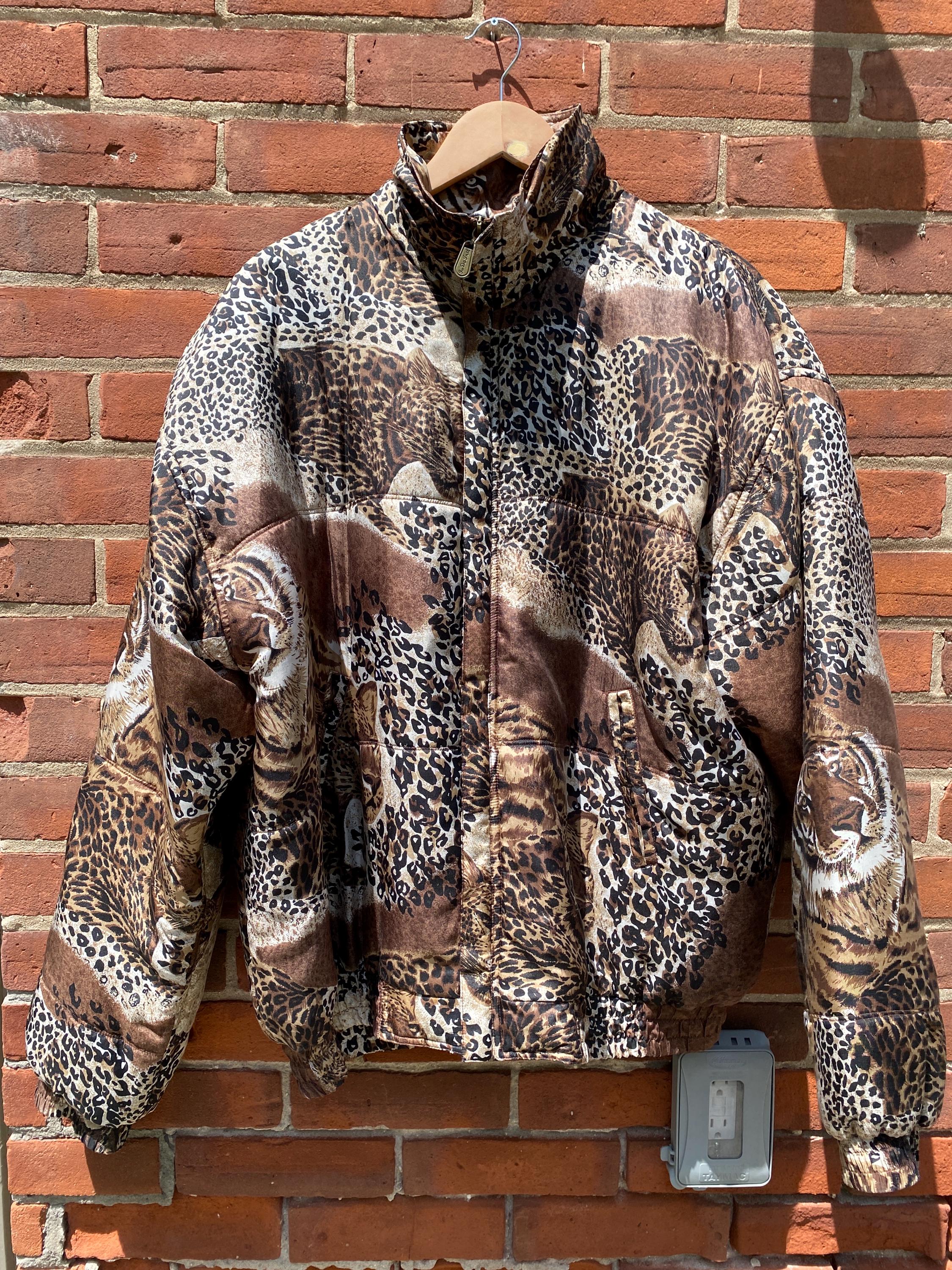 ジャケット・アウター vintage leopard design far long coat VTG 60s Leopard Print Coat, Safari Fairmoor La France, 1960s