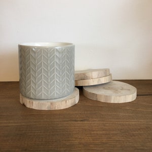 Salvaged Driftwood Coasters: Prince Edward Island, Set of 4