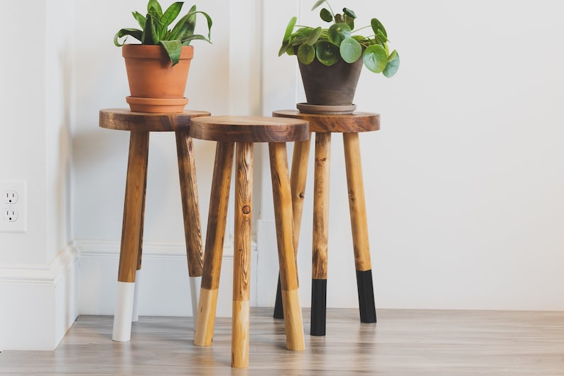 Handcrafted Wooden Stool. the Willow Tripod - Etsy