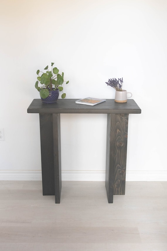 Modern Black Side Table. 30 Tall Modern Black Side Table With Contemporary Design Features. Etsy