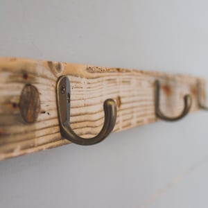 Driftwood Cottage Towel Rack  made from Reclaimed PEI Lobster trap