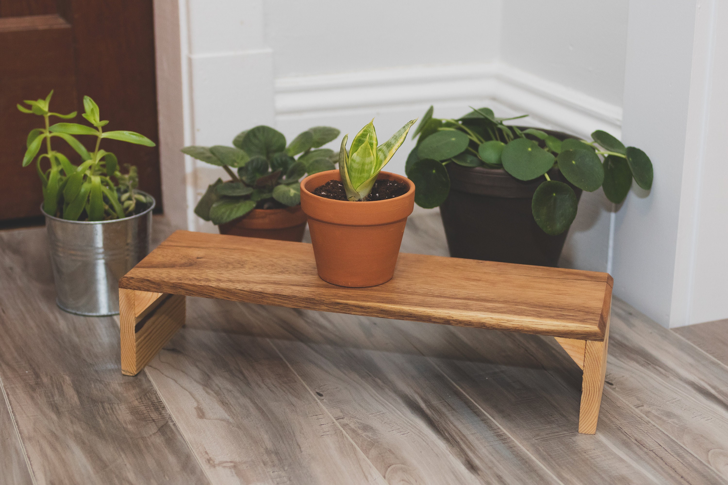 Barnboard window sill plant stand. Reclaimed wooden window Etsy