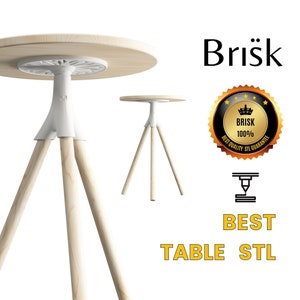 Brisk 3D Design Table / STL Table / Digital File / STL File / Ready for 3D Printing / 3D Printer Files / MyLab 3D /
