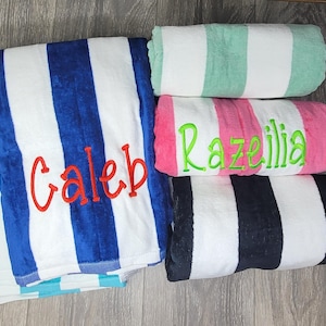 Personalize Beach Towel, Kids Beach Towel, Kids Summer Beach Towel, Personalized Pool Towel,
