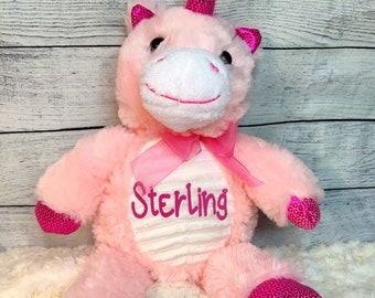 Kids Valentine Stuffed Animal, Boy Stuffed Dinosaur, Boy Valentine Gift, Dinosaur Plushie, Dinosaur Birthday Gift, Custom Dinosaur