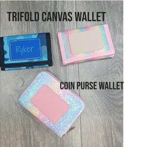 Personalized Kid Wallet, Personalize  Engraved Leather Patch Wallet, Child Gift,  Boy and Girl Wallet