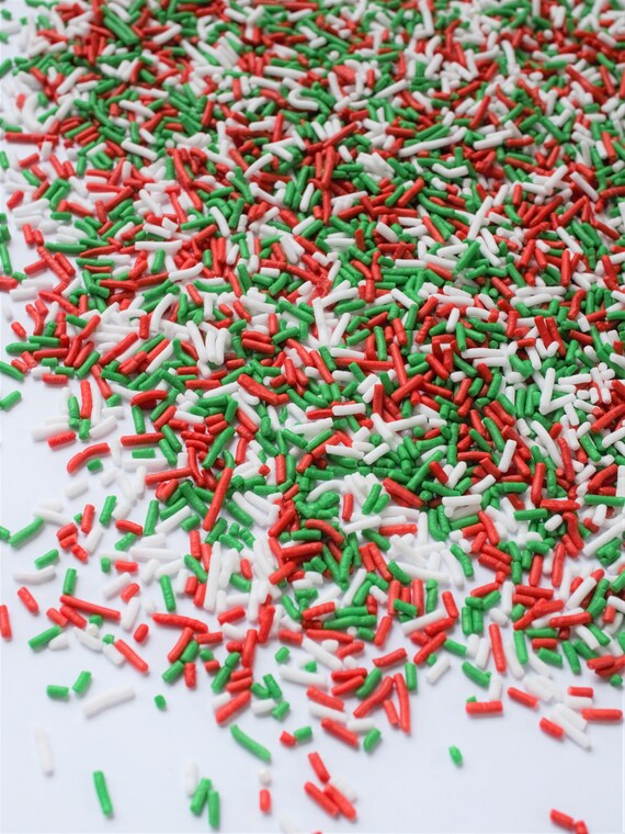 Holiday Jimmies Christmas Sprinkles Jimmies Cake Etsy