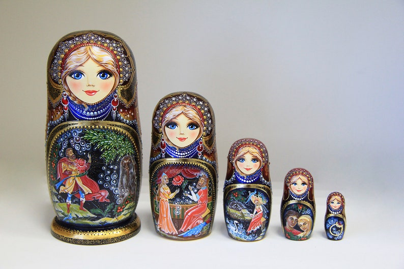 russian nesting dolls etsy