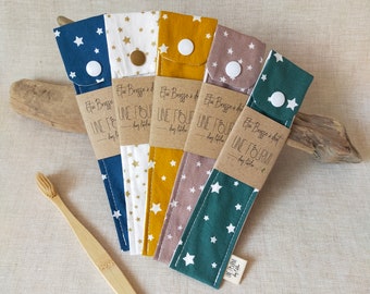 Toothbrush case / Cotton - Oeko Tex fabrics / Gift idea