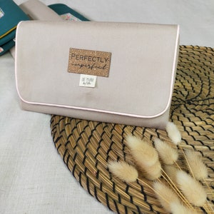 Pochette à Bijoux de voyage / Collection Les Fleuries / Tissus certifiés Oeko Tex