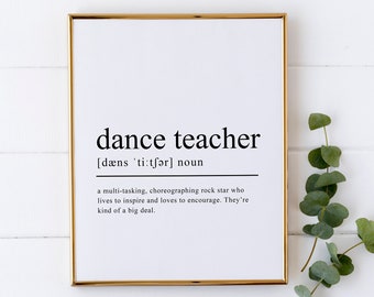 Download Dance Teacher Svg Etsy