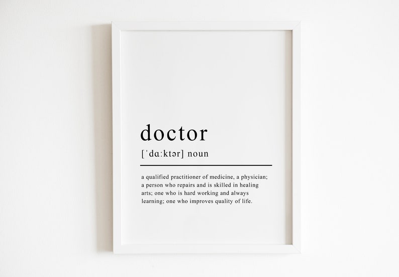 Doctor Gift Funny Medical Student Gift Doctor Gift Office Etsy