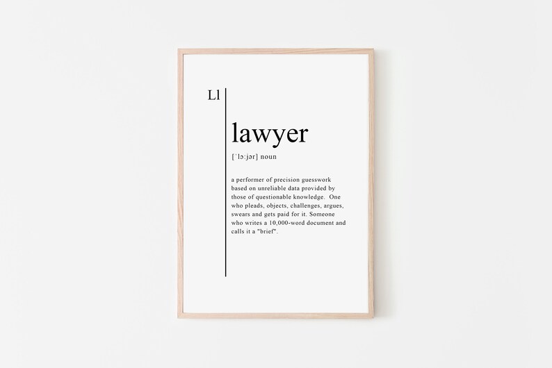 Lawyer decor Lawyer art Lawyer sign Law student gift Etsy