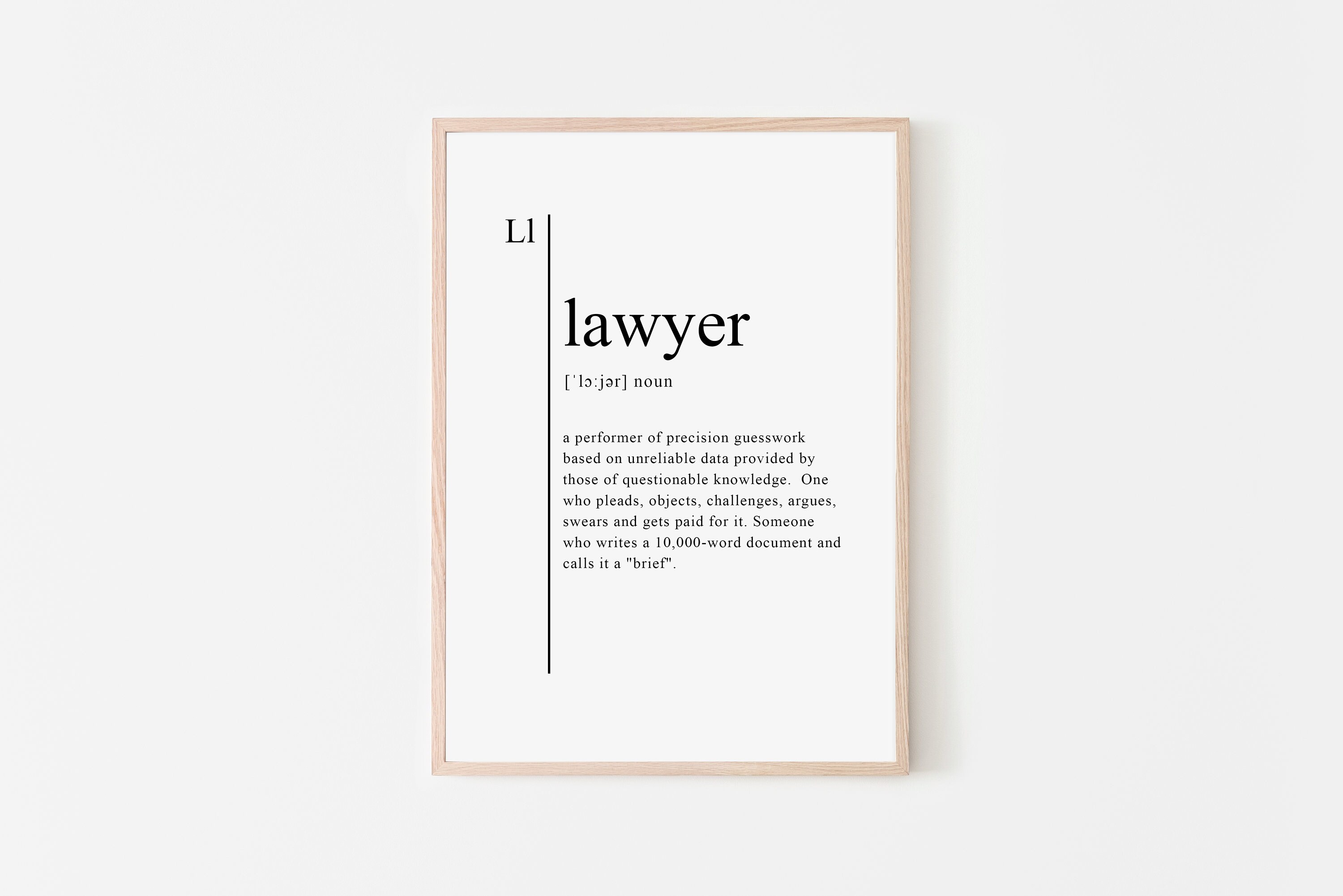 Lawyer decor Lawyer art Lawyer sign Law student gift Etsy