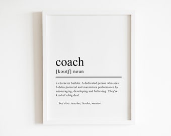 Football coach gift, Coach gift volleyball, Cheer coach gift, Baseball coach gifts, Soccer coach gift, Softball coach gift, dance team coach