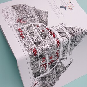 Quaderno A5 Parc de la TÊTE D'OR LYON (metà A4) - Carta spessa di alta qualità - 64 pagine bianche - prodotto a Lione