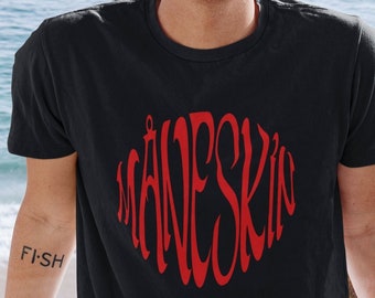 Damiano David Band Plakat Kunst Merch T-Shirt / Damiano David Logo bedrucktes T-Shirt Geschenk