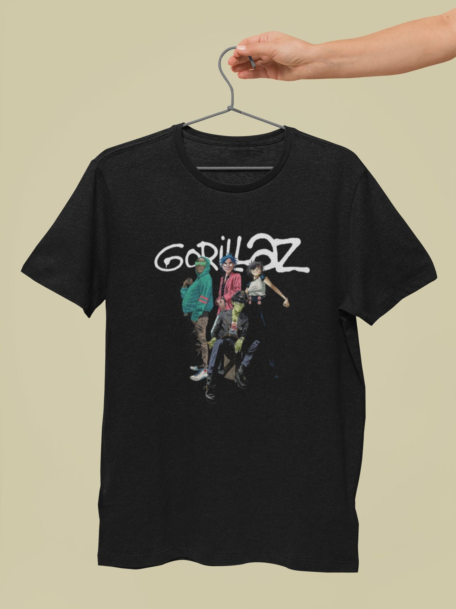 GORILLAZ band merch t shirt Russel Hobbs Murdoc Niccals 2d | Etsy