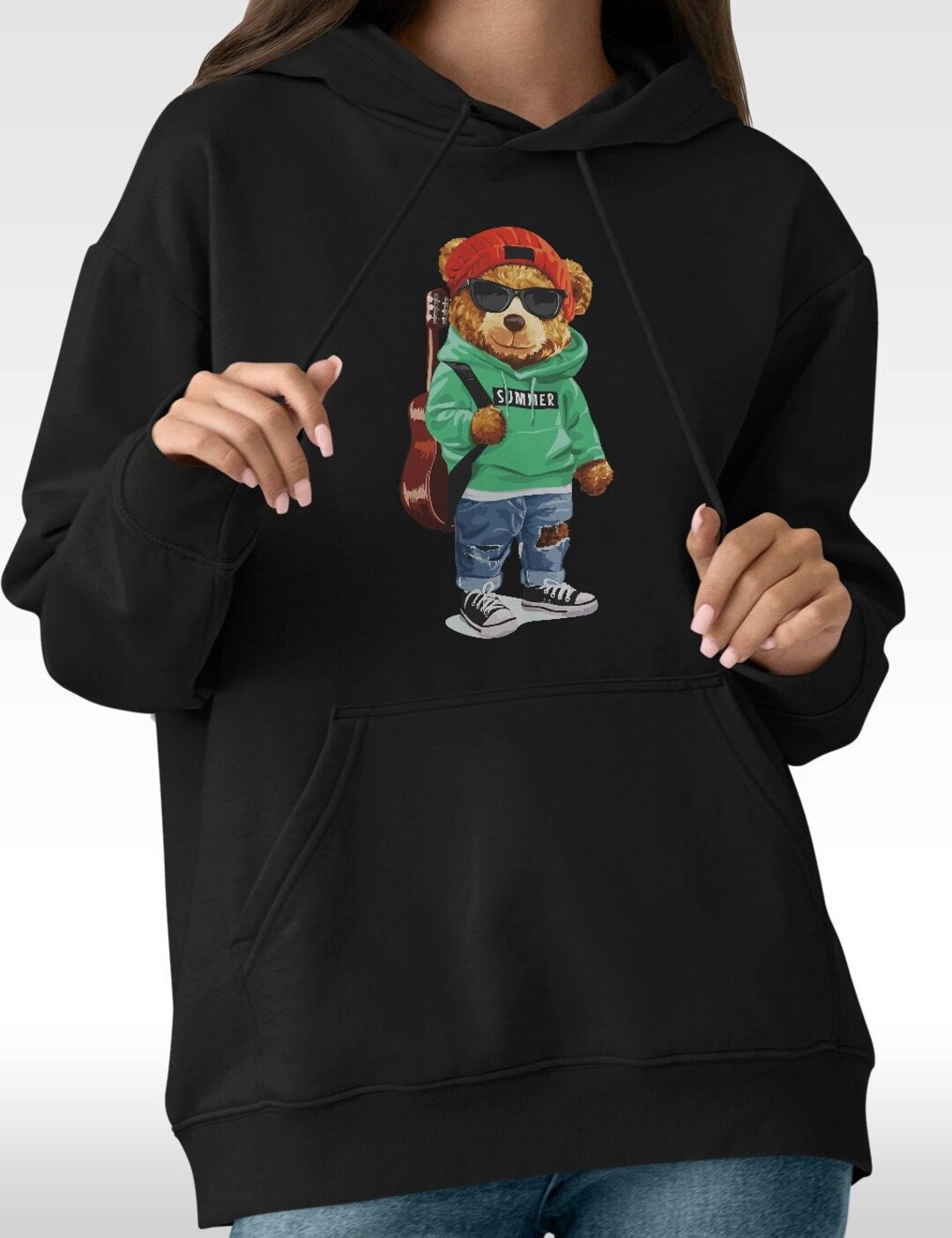 Teddy pullover hoodie hotsell