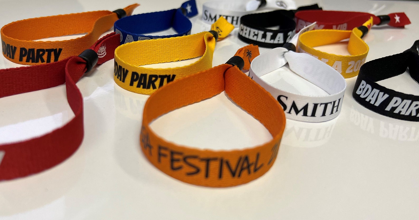 Custom Wristband Festival Wristbands Woven Fabric Security Etsy