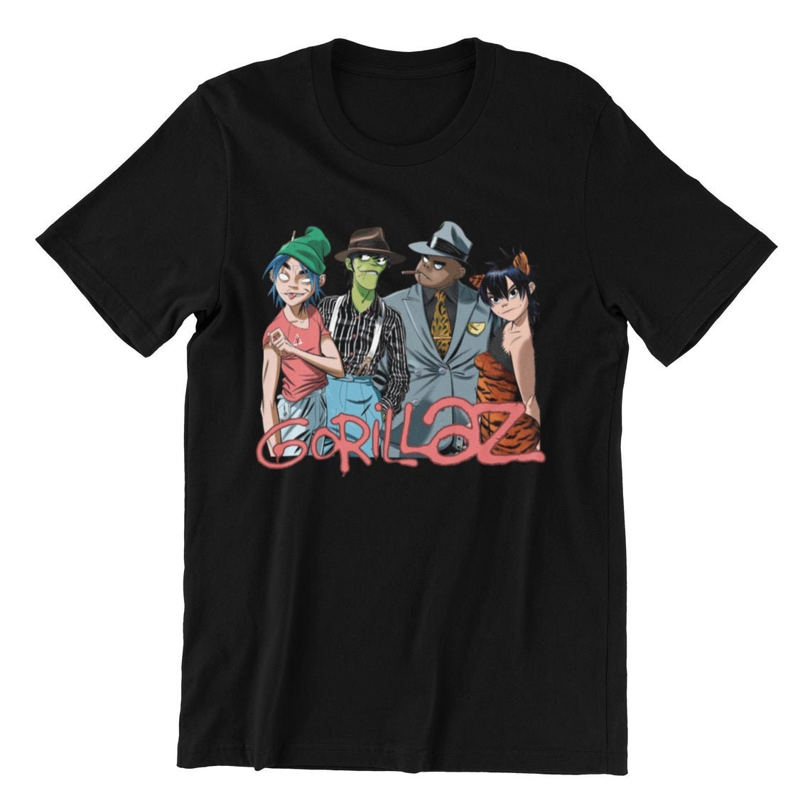 The Gorillaz merch poster t shirt shirts clothing print Etsy