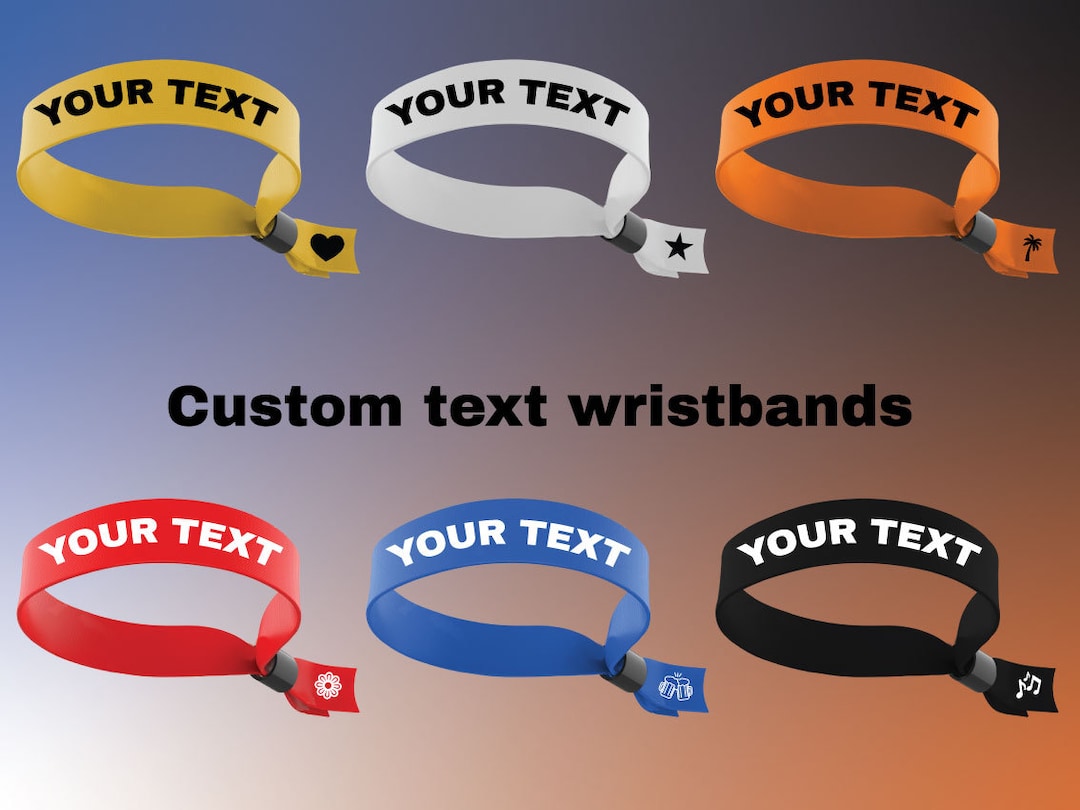 Wristbands: Buy Custom and Stock ID Products for Events