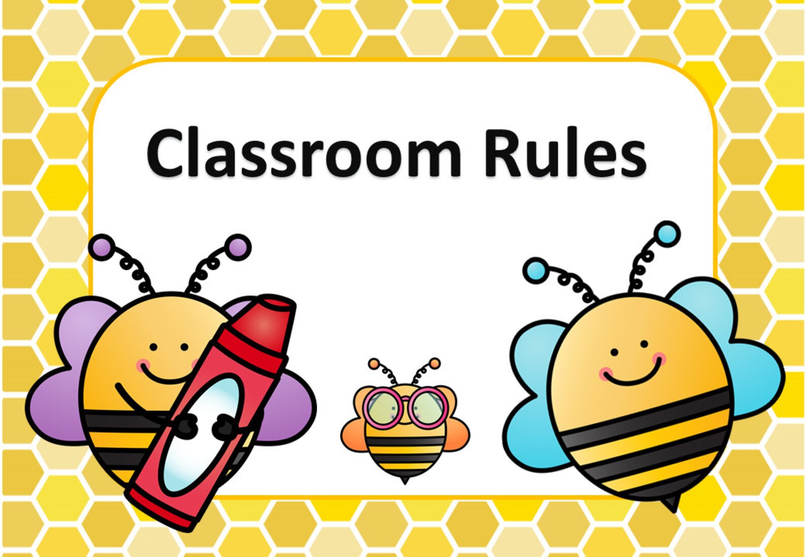 bee-theme-classroom-rules-printable-posters-etsy