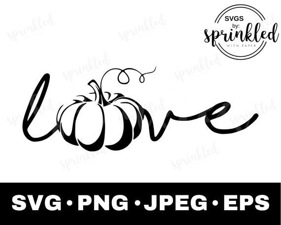 Download Fall Love Svg Pumpkin Love Svg Commercial Use Etsy