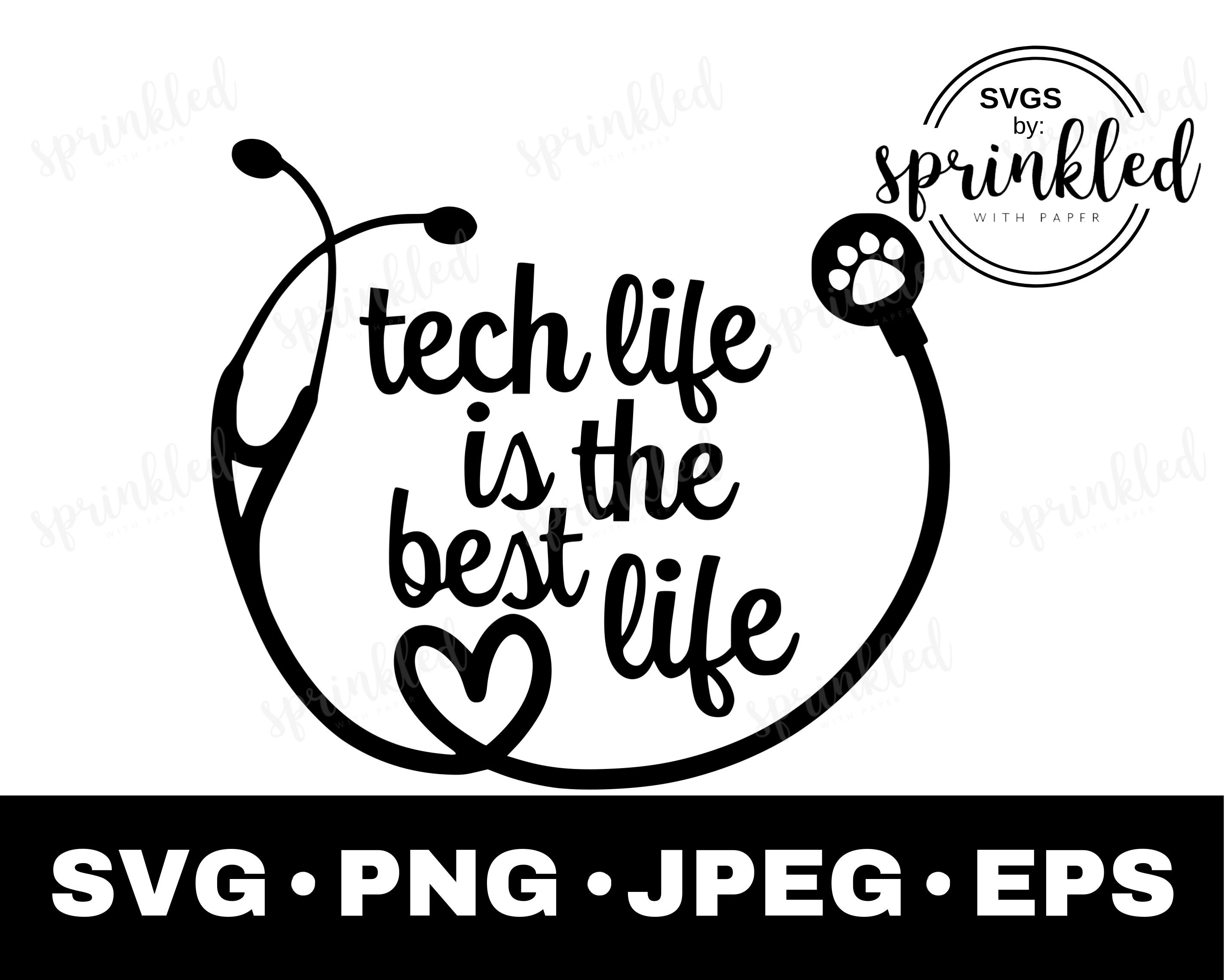 Download Tech Life Svg Vet Stethoscope Svg Commercial Use