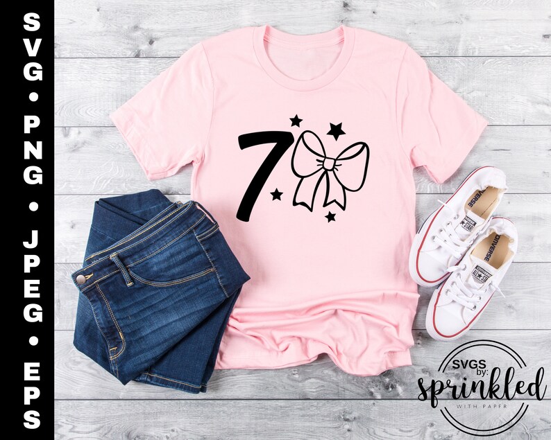 Download 7th Birthday SVG Bow SVG Inspired Jojo SVG-Commercial Use ...