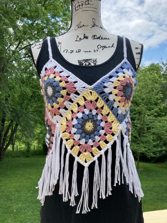 Handmade hot sale crochet clothing