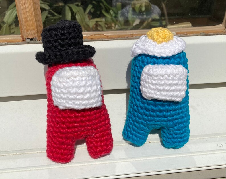 Among Us Crochet Characters Imposter Crew Mates Etsy