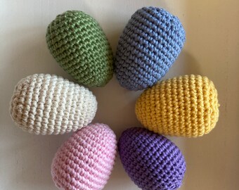 Handmade Easter Eggs, Crochet Eggs, Easter Decor