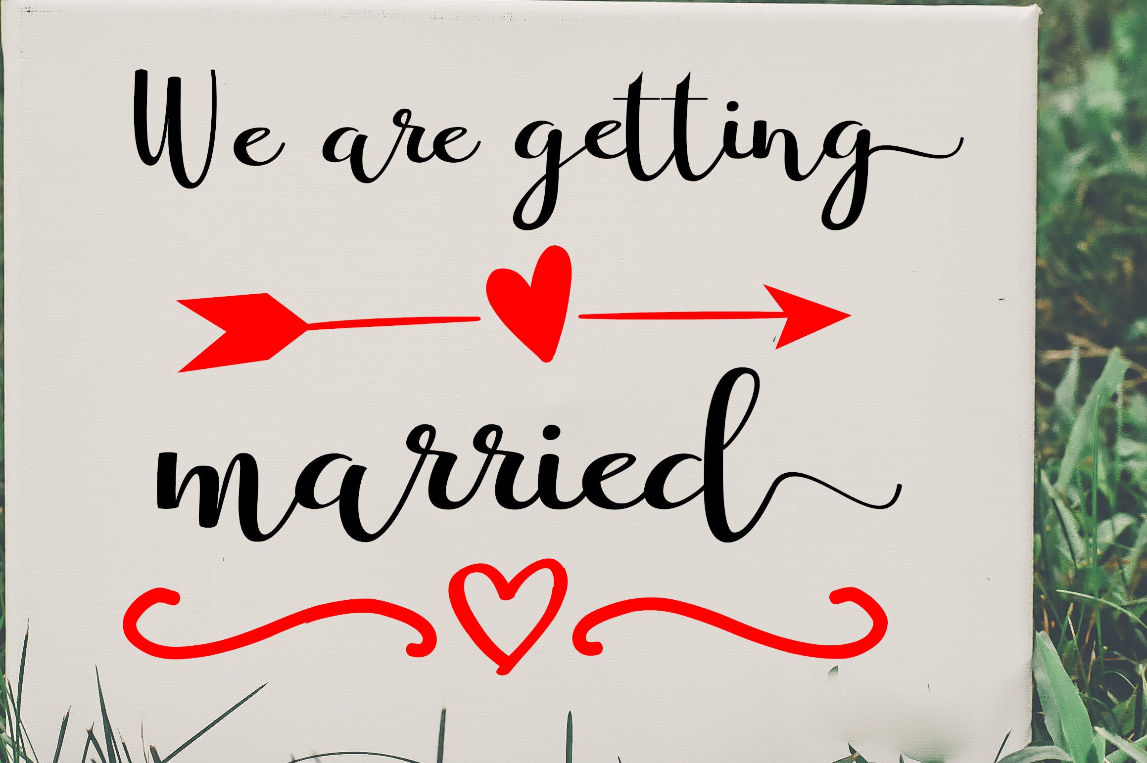 We Are Getting Married Svg Design Wedding Svg for Cricut and Etsy