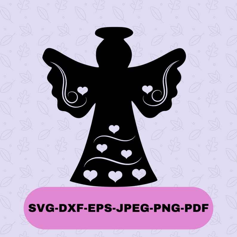 Angel Ornament Svg Files for Cricut Christmas Ornament | Etsy