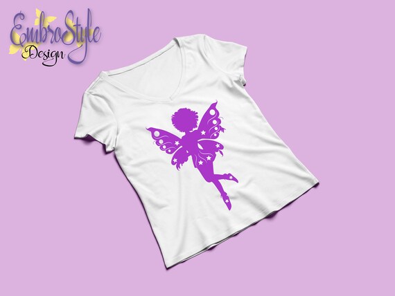 Download Fairy Silhouette Svg Design For Cricut And Silhouette Fairy T Shirt Svg Fairy Png File Instant