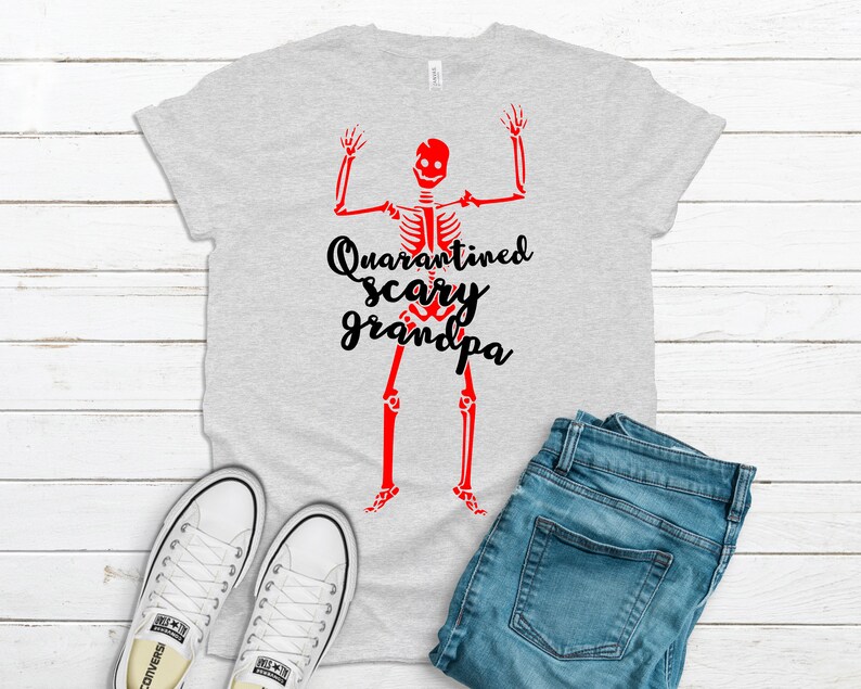 Quarantined Scary Grandpa Svg-Halloween Cut File with ...