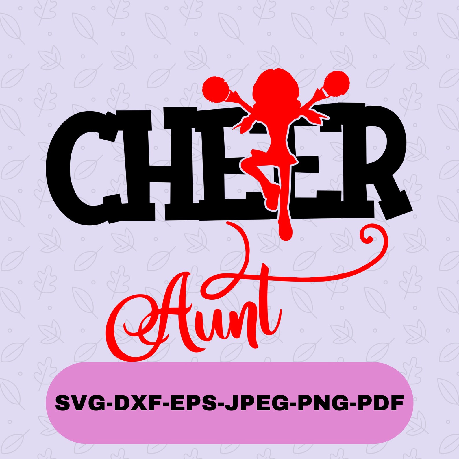 Cheer Aunt Svg Cut File Cheer Aunt Tshirt Svg Cheer Aunt Etsy