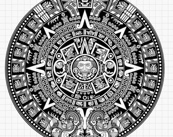 Free Free 298 Aztec Calendar Svg Free SVG PNG EPS DXF File