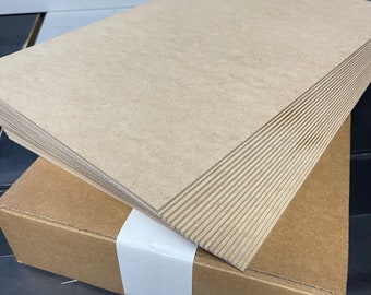 1/8" MDF - 20 sheets - 11 3/4 x 19 - Glowforge Wood - Laser Plywood