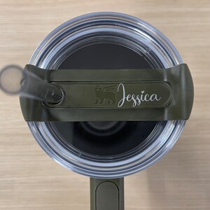 40oz Tumbler Name Plate - Personalized Tumbler Name Tag - Tumbler Name Tag