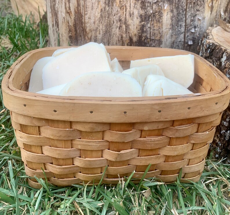 Probiotic Tallow soap pieces weighing 4oz total.