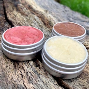 Probiotic Tallow Lip Balm, Grass-fed, w/ Manuka Honey, Organic Calendula, by Body Biome