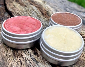 Probiotic Tallow Lip Balm, Grass-fed, w/ Manuka Honey, Organic Calendula, by Body Biome