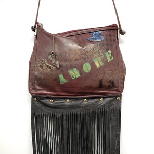 Auth Louis Vuitton Bag - Large Noe Upcycled Fringe LV Purse in