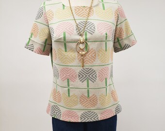 70s vintage shirt - Size L - vintage top - 70s shirt