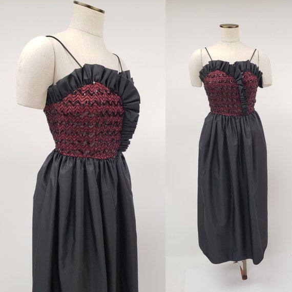 70s vintage dress ~ XS 23" waist - Vintage party … - image 1