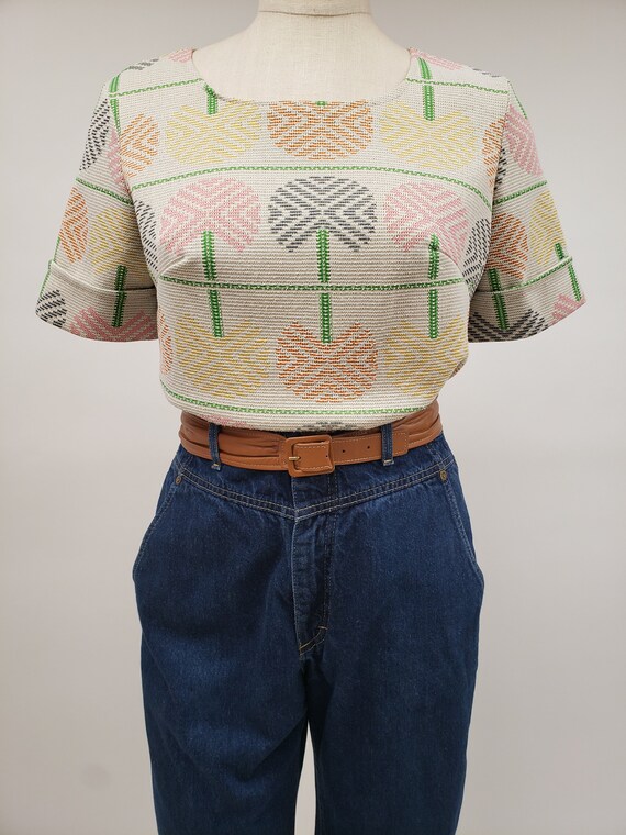 70s vintage shirt - Size Medium - vintage top - 7… - image 7