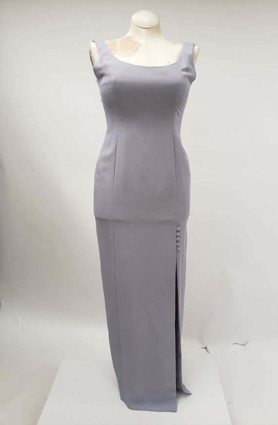 90s Nicole Miller dress 8 M - Lavender Formal dre… - image 4