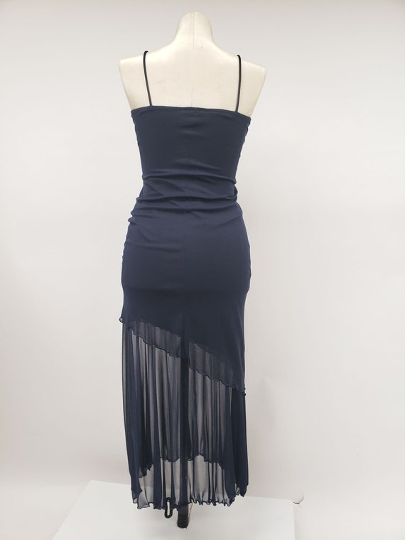 90s/00s vintage dress M - slip dress - sheer dres… - image 6